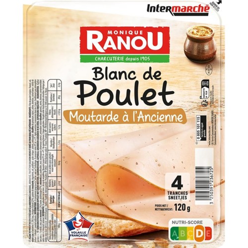 Blanc de poulet à la moutarde à l'ancienne