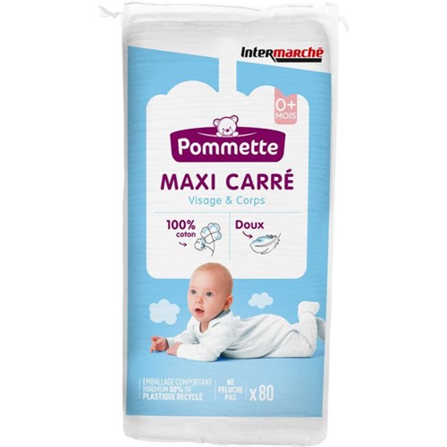 Maxi carrés, visage & corps