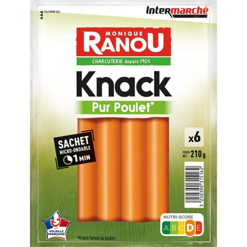 Saucisses Knack 100% volaille