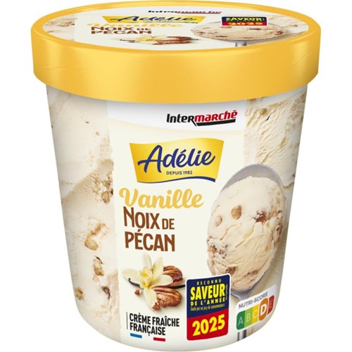 Crème glacée vanille noix de pécan