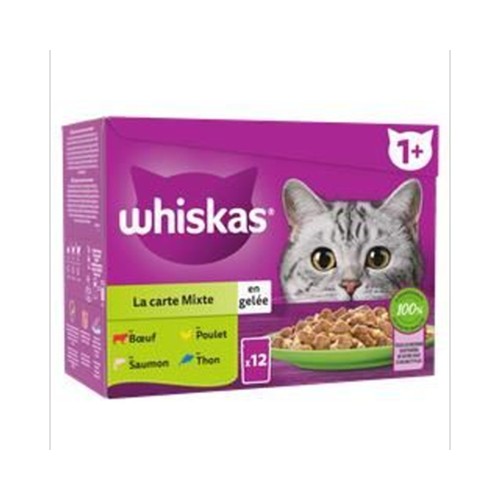 Pâtée pour chat la carte mixte en gelée