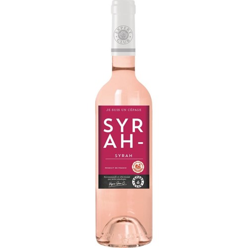Vin de pays d'Oc Syrah, vin rosé