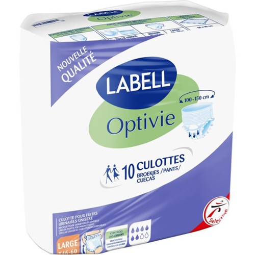 Optivie - Culottes fuites urinaires Large F : T46-56 / H : T48-60