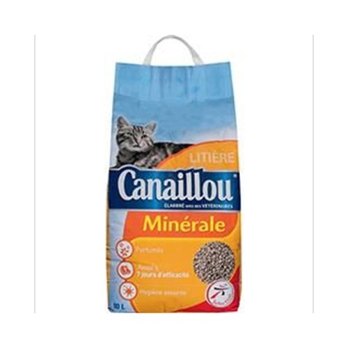 Litière minérale pour chat