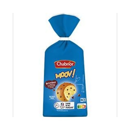 Brioches Moov! aux pépites de chocolat au lait