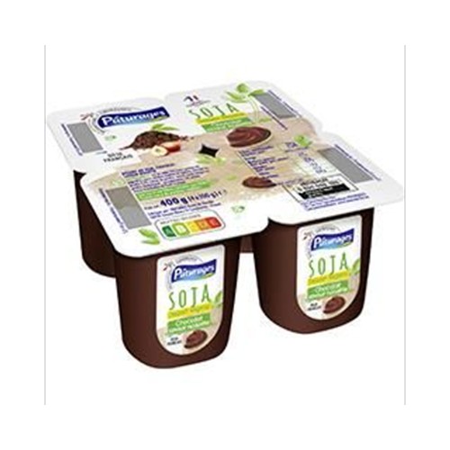 Dessert végétal au soja chocolat saveur noisette