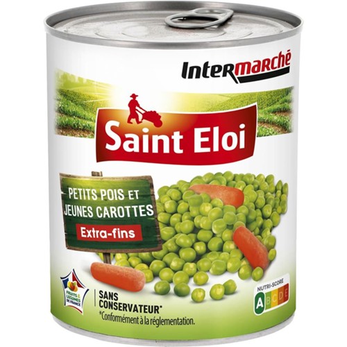 Petits pois et jeunes carottes extra-fins