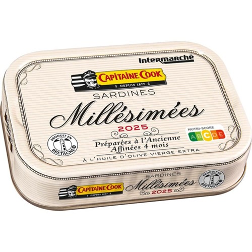 Sardines Millésimées 2016 à l'huile d'olive vierge extra