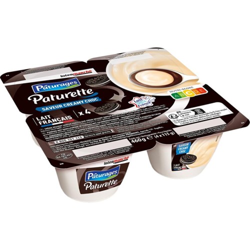 Crème dessert saveur Creamy Choc