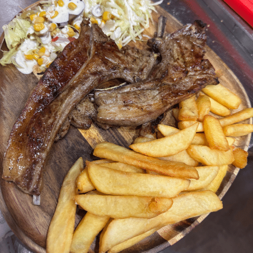 Assiette Cotes D'Agneau