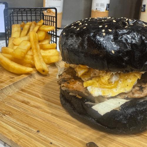 Black burger