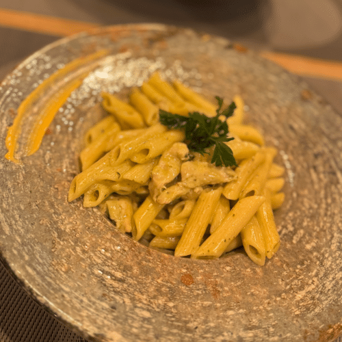 Penne Champignons Et Poulet