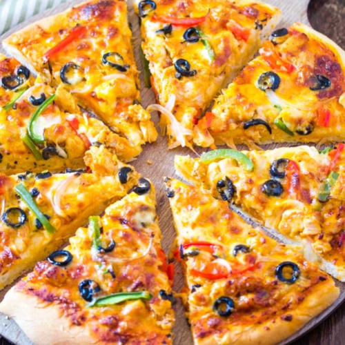 Pizza chicken Tandoori  halal