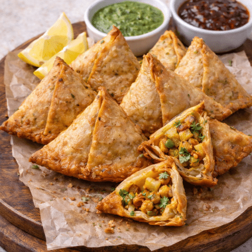Veg samosa bucket (2 pers)