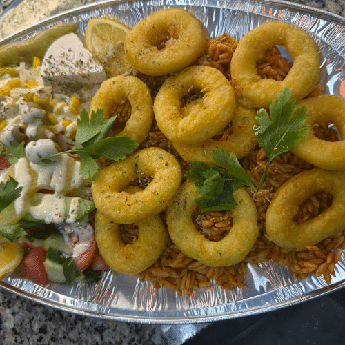 Assiette calamars