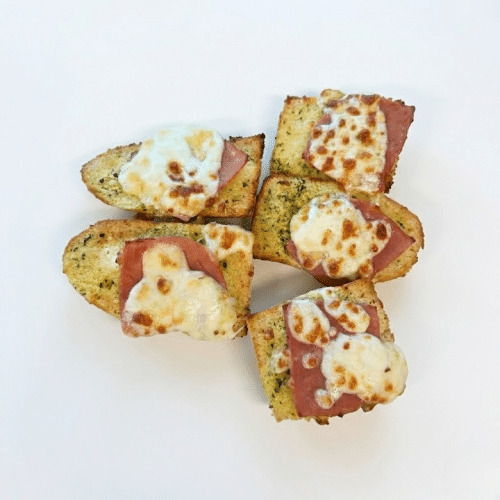 Lookbrood met kaas en ham