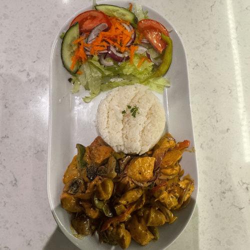 Kipfilet in roomsaus