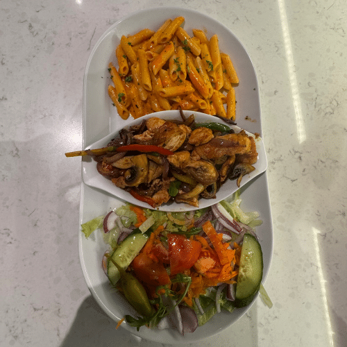 Kipfilet met gebakken groenten