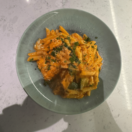 Pasta zalm