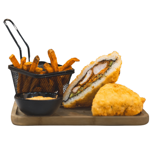 Sushi Burger Crispy Chicken