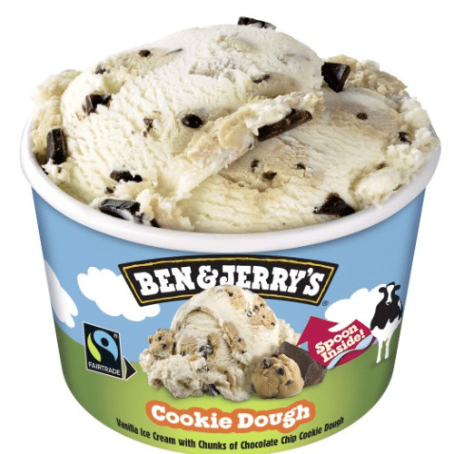 Ben & Jerry cookie dough