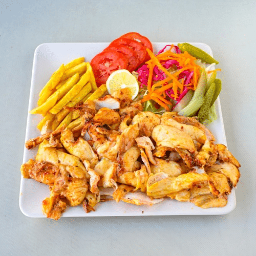 Schotel kip kebab