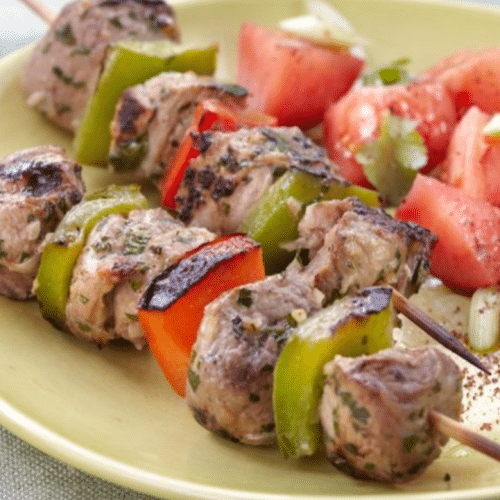 Lahme mechwi (2 brochettes)
