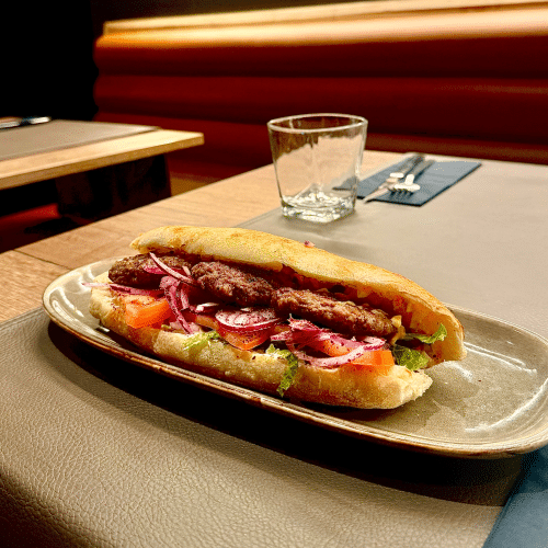 Sandwich pitta doner