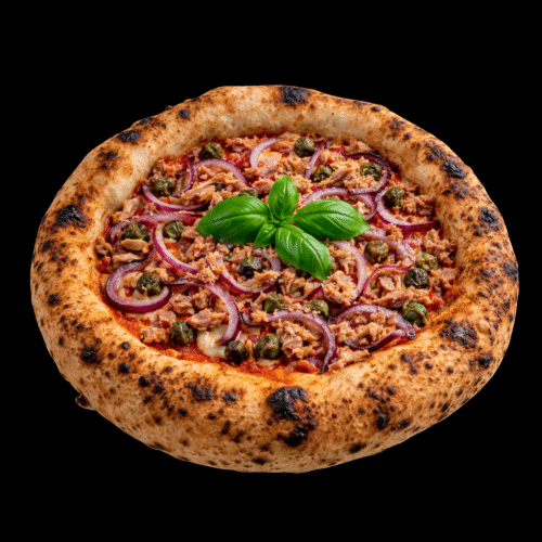 Pizza tonno e cipolla