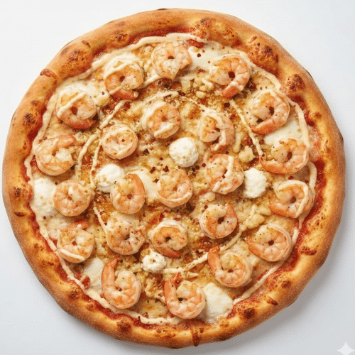 Pizza scampi 24cm