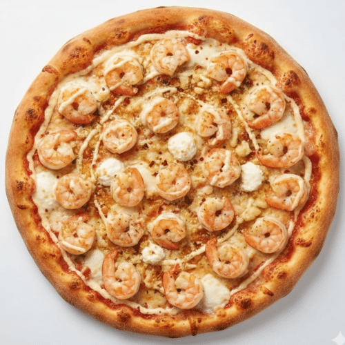Pizza scampi 24cm
