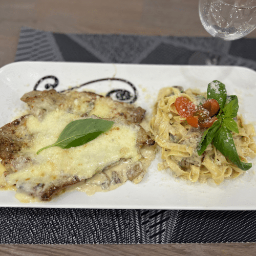 Kalf escalope valdostana