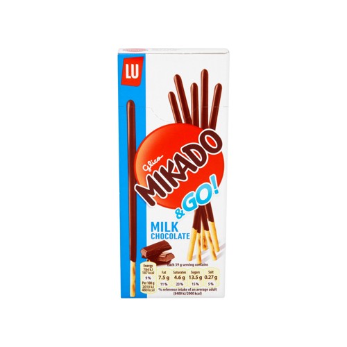 Mikado Pocket&Go! Melkchocolade 39 g