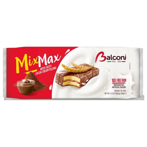 Balconi Mix Max choco cream filling 10 x 35g