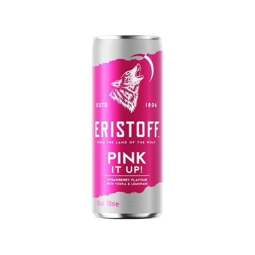 Eristoff  Pink It  Up  Rtd  5%Alc 25 cl