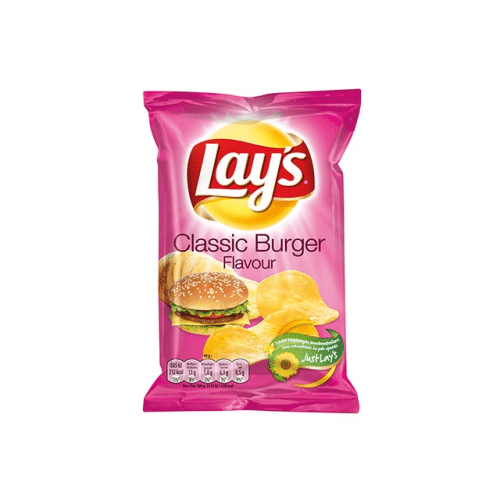 Lay's classic burger flavour xl