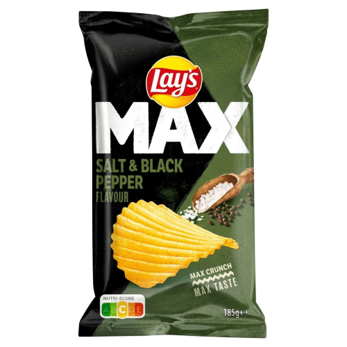 Lay's Max salt & black pepper
