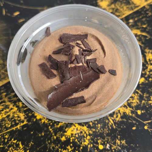 Huisgemaakte chocomousse