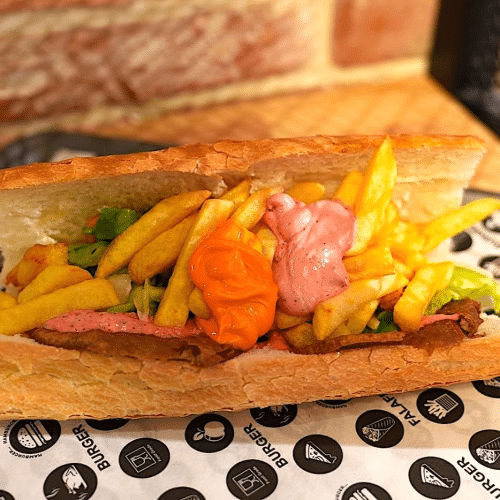 Sandwich brochette de dinde