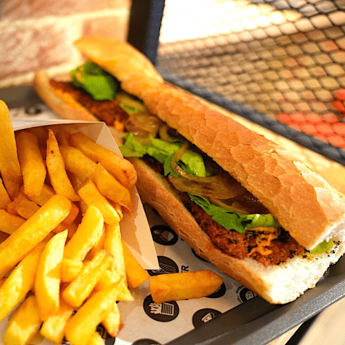 Sandwich viande hachée