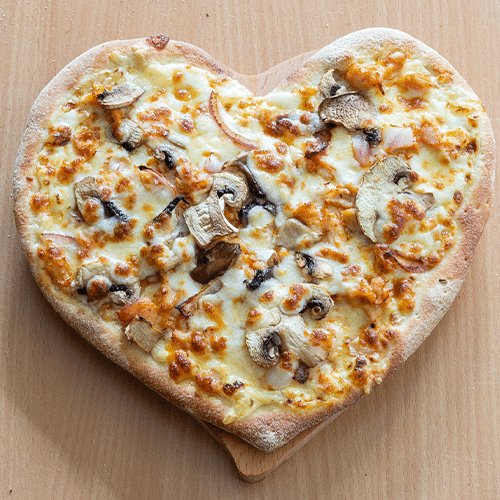 Pizza creamy chicken