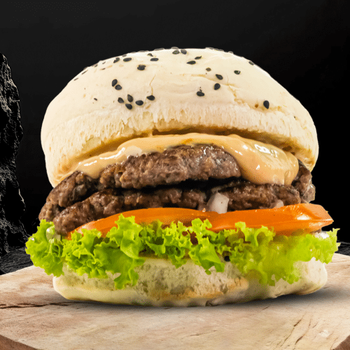 Menu beef bao burger