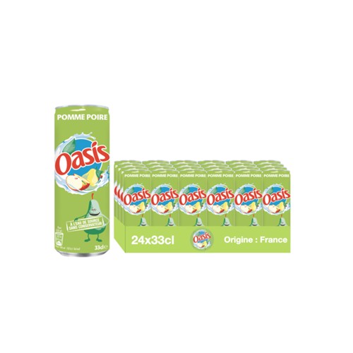 Oasis Pomme Poire 24x33cl