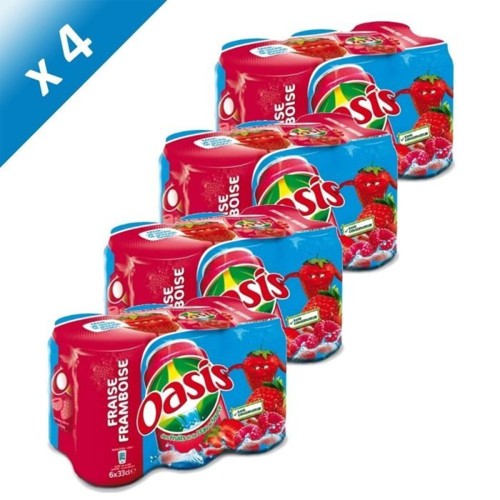 Oasis Fraise Framboise 24x33cl