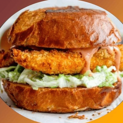 Pain Martin's chicken burger