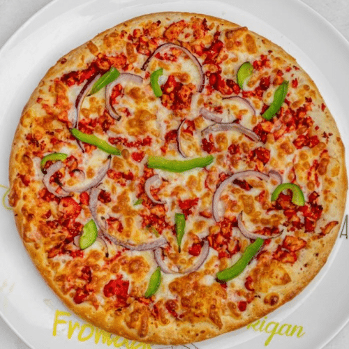 Pizza chicken tandoori