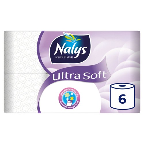 Nalys Ultra Soft Papier Toilette 2-Épaisseurs 6 Rouleaux