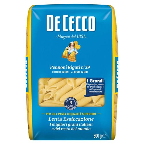 De Cecco Pennoni Rigati N°39 500 g