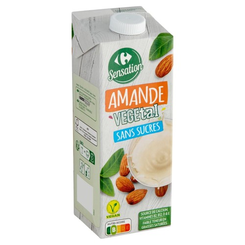Carrefour Sensation Amande Vegetal 1 L
