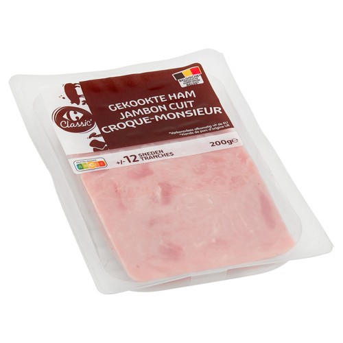 Carrefour Classic'' Jambon Cuit Croque-Monsieur 200 g